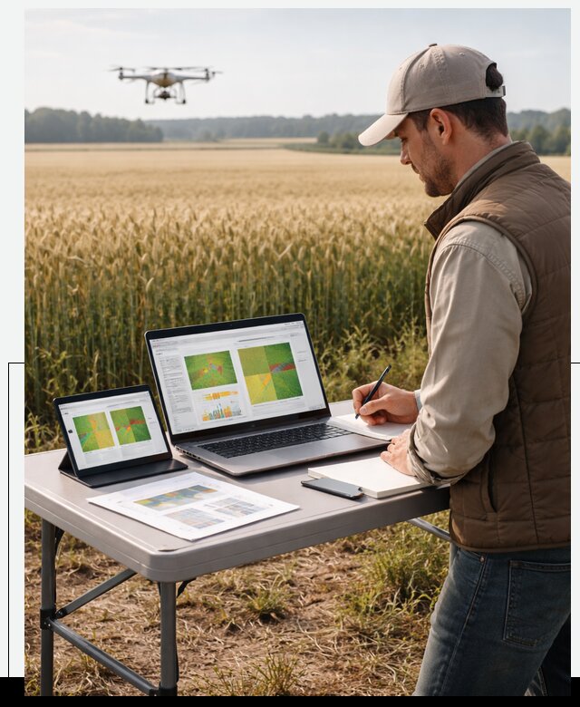 Система AI прогнозирования урожайности для точных агрономий в Омске