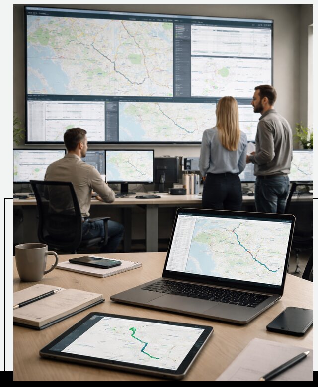 Трекинг грузов и Fleet Management, мониторинг автопарка в Омске