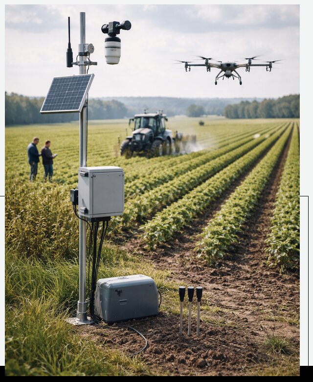 Разработка IoT мониторинга полей в Омске от 8814 р. | АвикейОмс